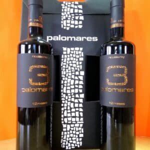 Botella de vino tinto prieto picudo PALOMARES