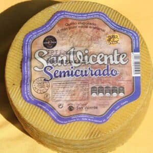 Queso mezcla semicurado lácteas San Vicente
